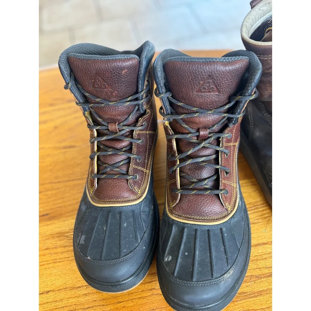 Nike ACG Woodside II Boots Mens 13 Brown Black Duck Boots 525393-770